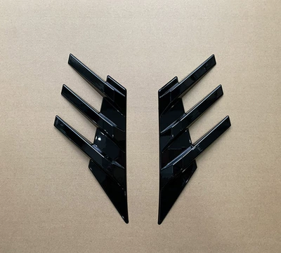 Wing Special Trunk Small Pressure — Fixed wind wing - rear-air-knife-glossy-black