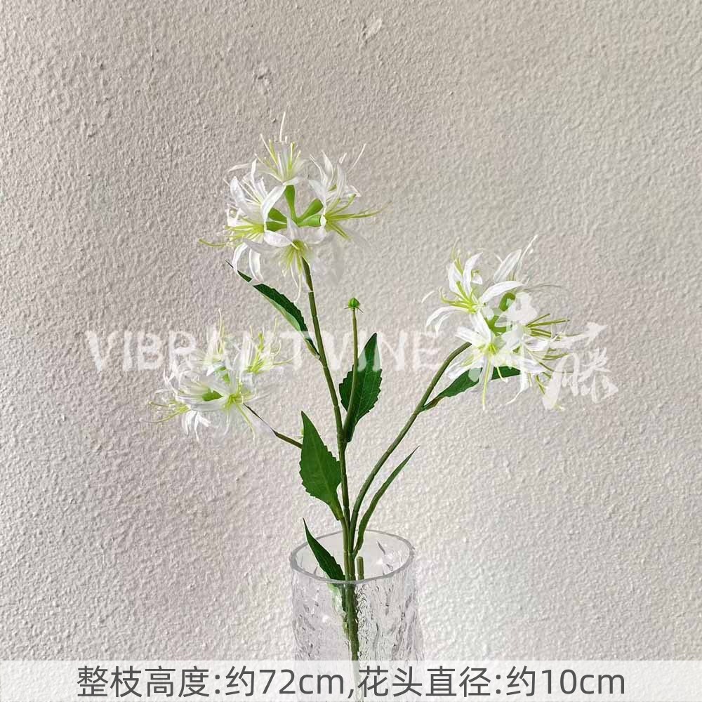 Arreglo de flores de guía de diseño de bodas blanco Arreglo de flores de guía Sala de estar del hotel Decoración de flores falsas Fábrica de flores artificiales al por mayor