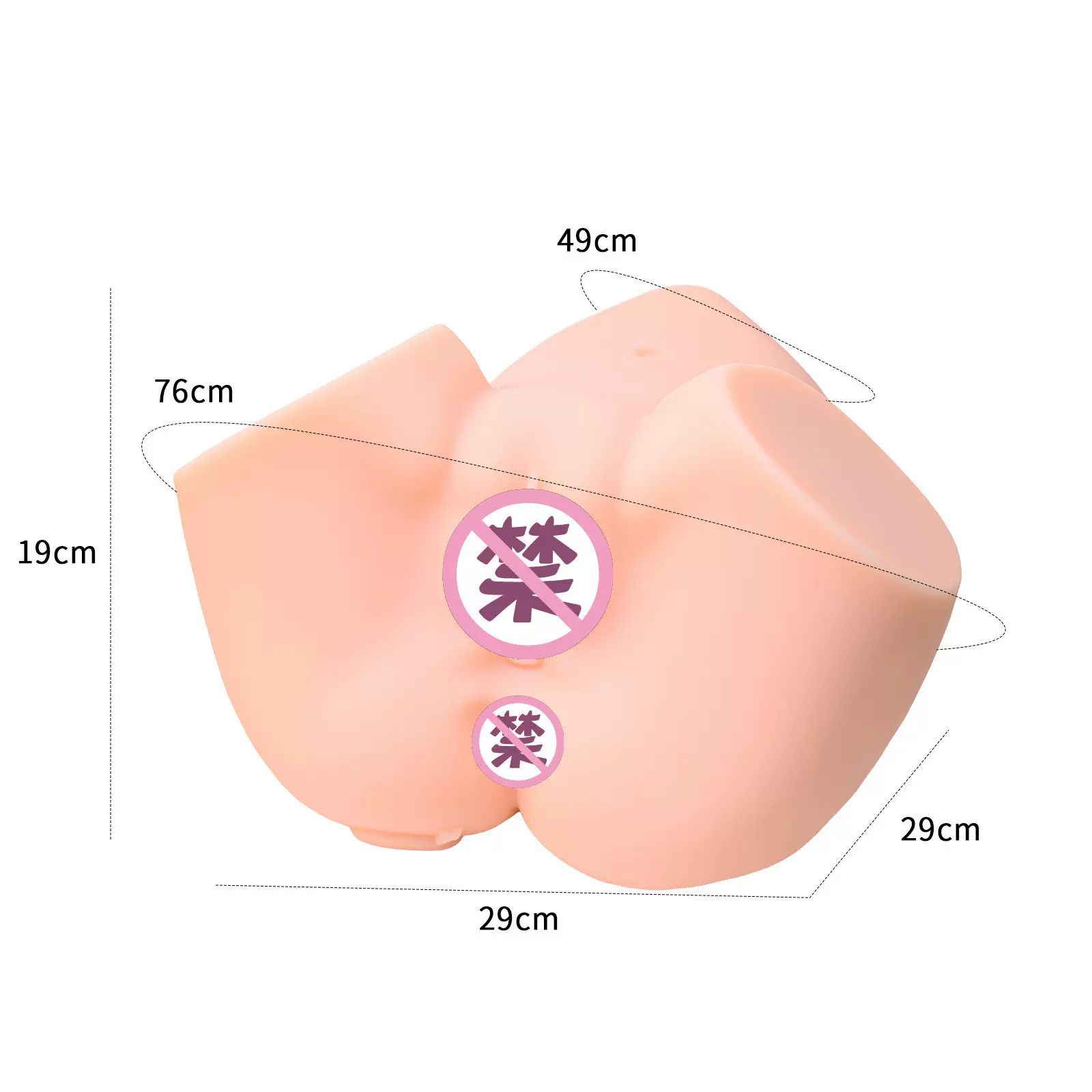 爱心纯穴阴臀倒模屁股阴道双通道男性性爱用品高潮自慰器厂家直销