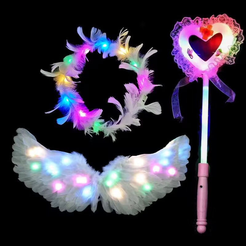 Alas de pluma de ganso conjunto de tres piezas