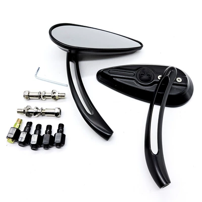 Motorcycle modified rearview mirror personalized universal electric car reversing auxiliary mirror cross-border hot sale Harley car reflector