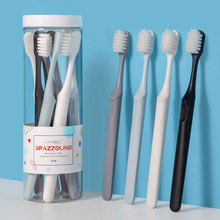 小牛历险记成人牙刷 家用桶装8支家庭套装方孔软毛牙刷批发