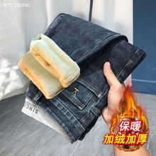 大牌子外贸出口尾单剪标男装正品尾货奢华秋冬款牛仔裤男潮牌欧货