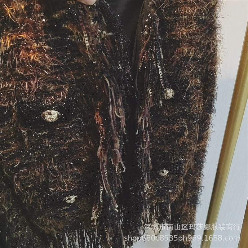 Демисезонная модная кардиган-кофта, ретро куртка, стиль Chanel