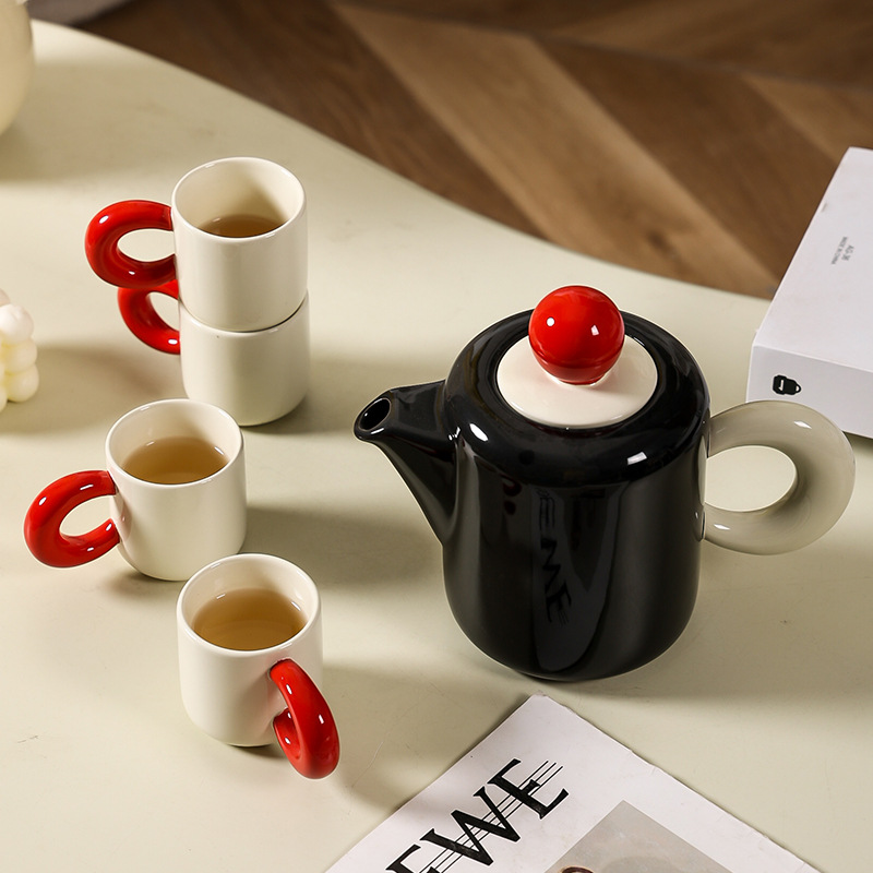 Fábrica directa de acuario de cerámica conjunto de tazas de agua de sala de estar caseras de alto valor de marca de tazas caja de regalo de mudanza de casa