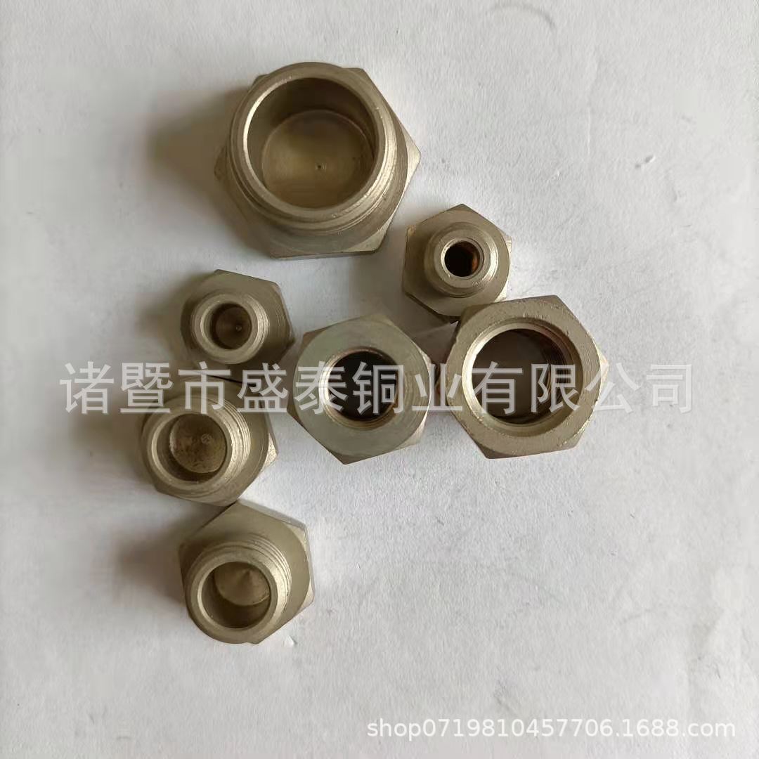 铜镀镍内外丝补心 异径 2分 转1分 3分 转1分 3分 转2分 补芯