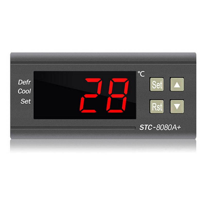Stc-8080A+ Digital Thermostat Cold Storage Refrigerator Cabinet Temperature Control Switch Defrost Refrigeration Intelligent Temperature Controller
