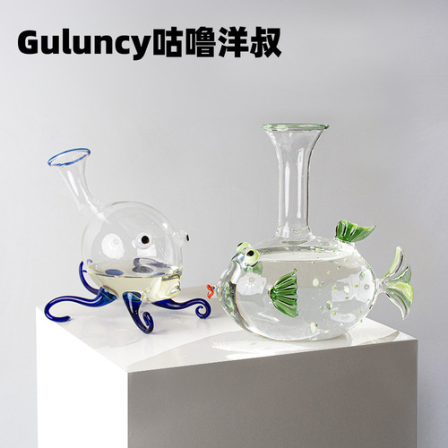 Waterfall red wine decanter quick home set luxury high-end glass wine pouring wine storage wine jug