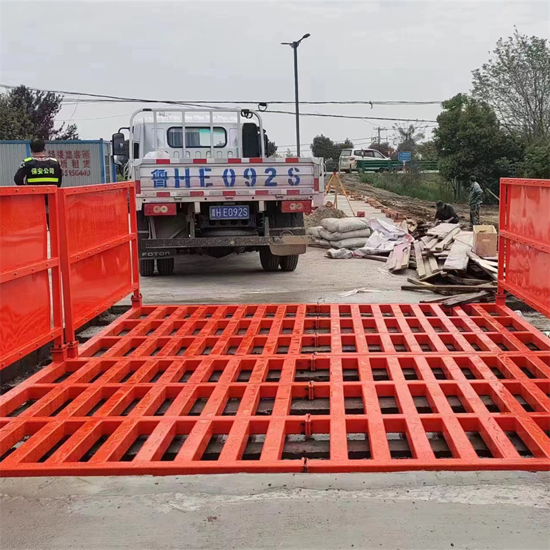 Mine シンプルエンジニアリング建設現場洗車台入口フラッシングプラットフォームフラット大型車両ホイール洗浄機|undefined