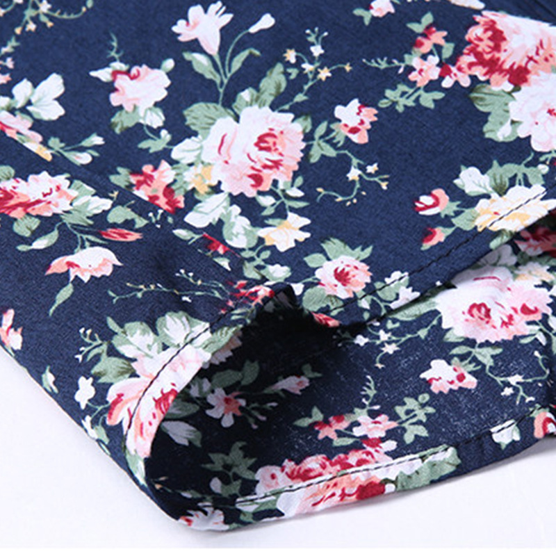 Camisas jóvenes de mediana edad de alta gama para hombres primavera y otoño tendencia floral coreana camisa de algodón nueva camisa floral de manga larga