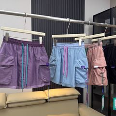 户外山系防走光半身裙撞色大口袋松紧腰工装短裙