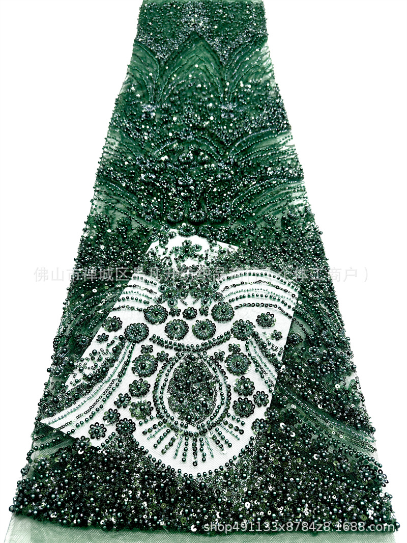 Nuevo vestido de novia de moda vestido de cena de moda tela de perlas brillante comercio exterior transfronterizo al por mayor