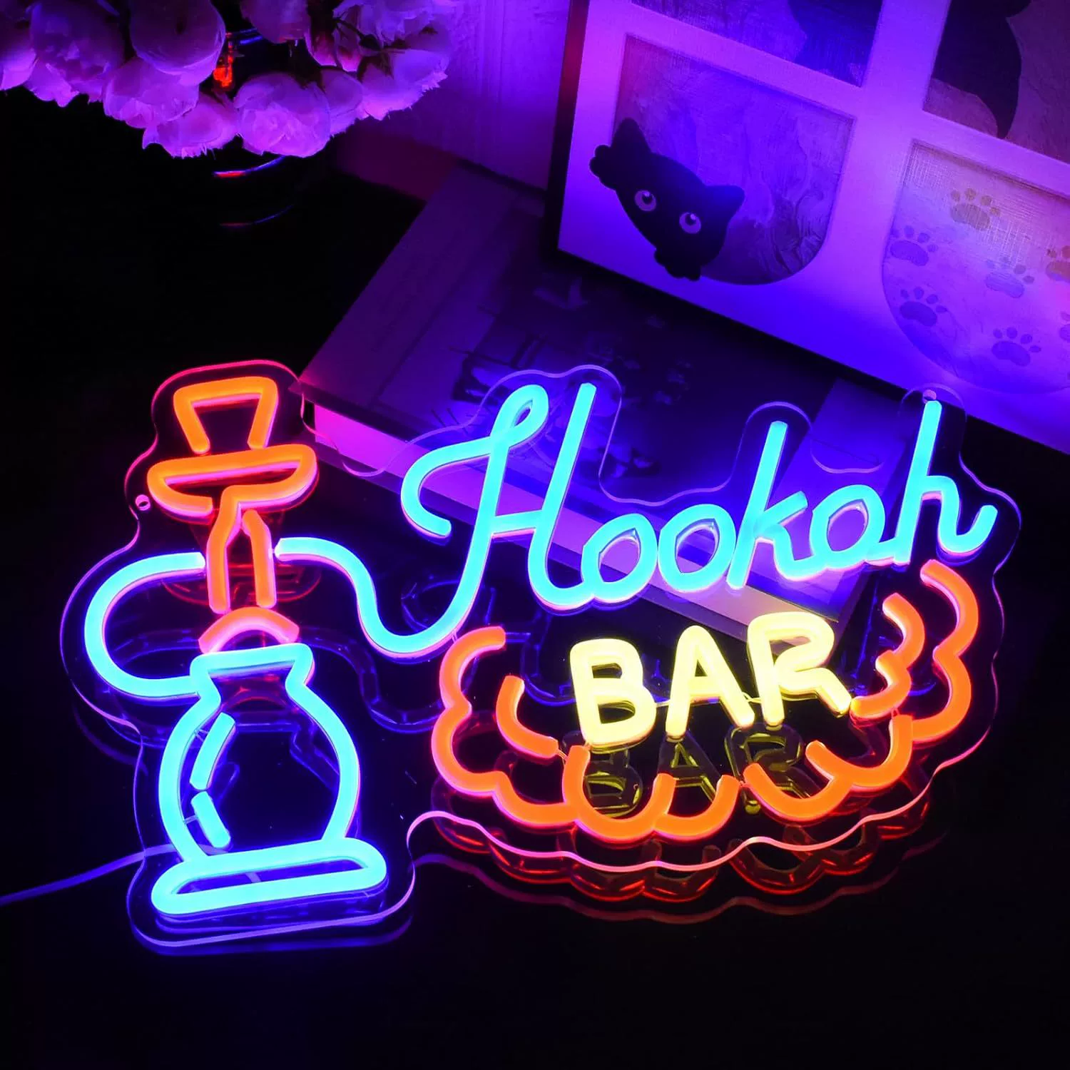 Кальянный магазин неоновые огни неоновые вывески Led неоновые огни неоновые огни для рекламы и декора