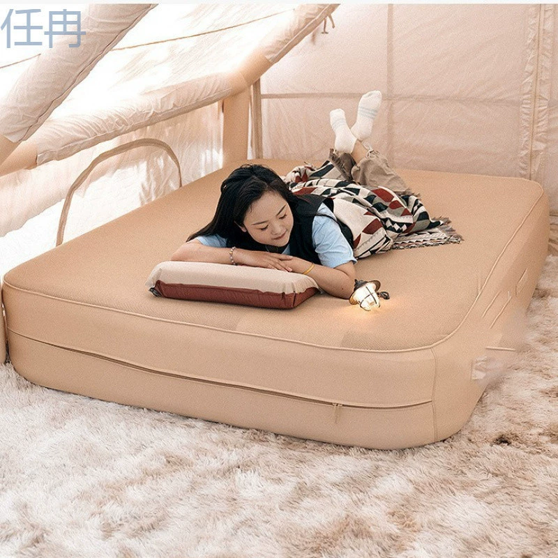 Новый прочный автоматический надувной матрас с броней, палатка для кемпинга на открытом воздухе, домашнее напольное покрытие, портативная надувная кровать xKW