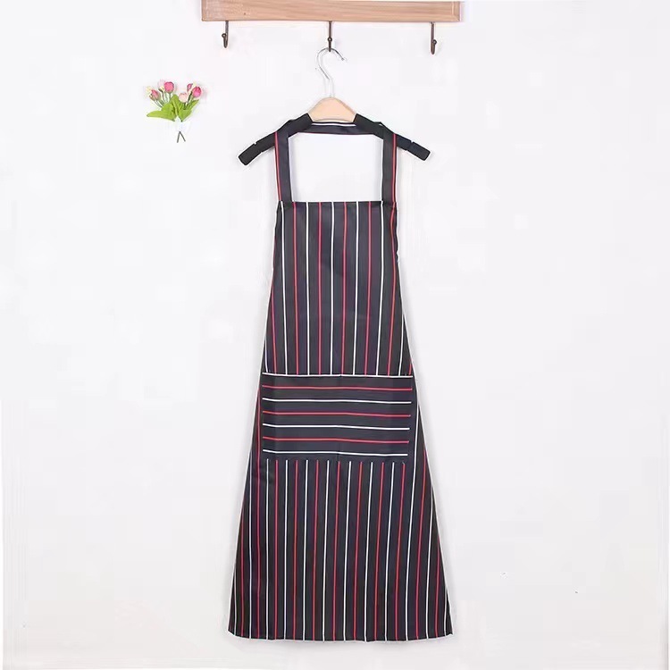 韓国版洋気エプロンキッチン調理家庭用油汚れ防止通勤カバー作業服キャンバス耐摩耗性大人用ウエスト|undefined