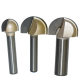 Inspur Professional Grade Round Bottom Cutter Woodworking Milling Cutter Grooving Cutter Trimmer Cutter Head Engraving Machine Electric Wood Milling Gong Cutter