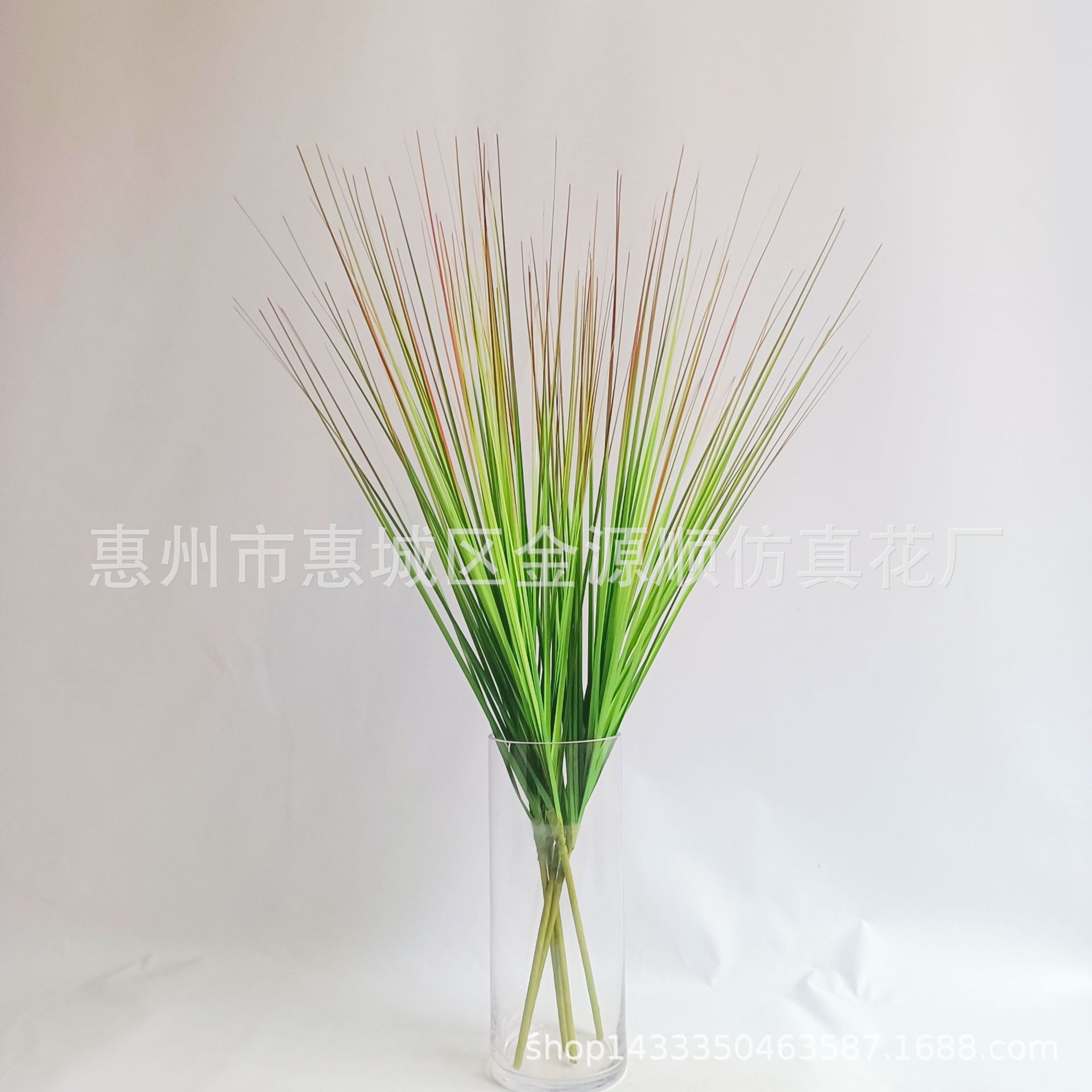 跨境仿真芦苇草长枝花装饰花客厅北欧盆景干花仿真花婚庆布景狗尾