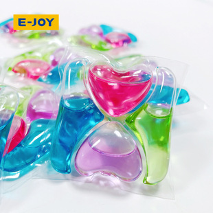 Leju Four-Chamber Fragrance Clean Laundry Beads Fragrance Beads Three-In-One Colorful Whitening Clean Laundry Beads