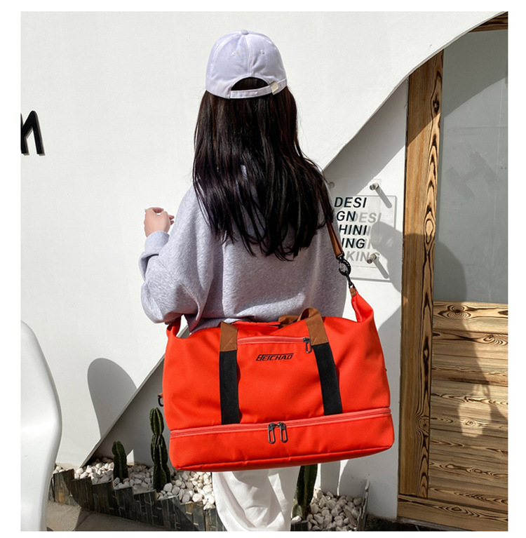 New Style Travel Bag Korean Portable Short-distance Travel Luggage Bag Large Capacity Gym Bag display picture 42