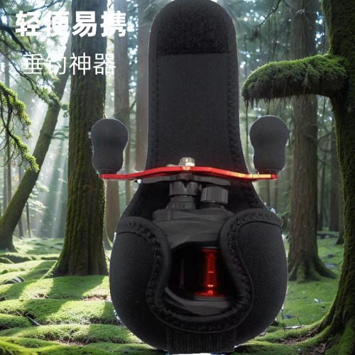 Universal New Model Lure Dropper Reel Bag, Thick SBR Material Fishing Reel Storage Bag with Drum Reel Line Axle Wheel