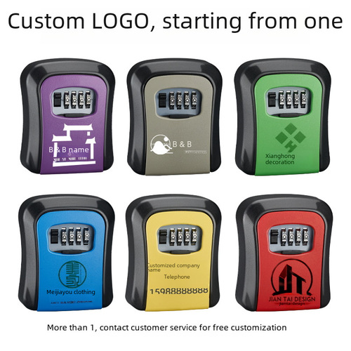 Decoration Password Key Box Construction Homestay Entrance Anti-theft Peephole Box Engineering Production Wholesale Password Lock