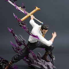 ワンピースフィギュア天絵鷹眼米ホーク七武海周辺デスクトップ置物鷹眼アニメフィギュア