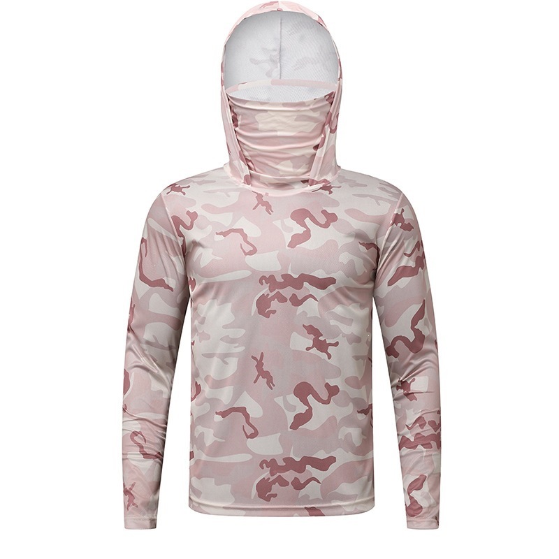 Sudeste asiático explosivo transfronterizo seda de hielo ropa de protección solar para hombres nueva ropa de protección solar ultravioleta delgada transpirable pesca al aire libre