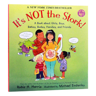 Children's Sex Education Enlightenment Book It's Not the Stork English Original Self-Protection Psychological Growth