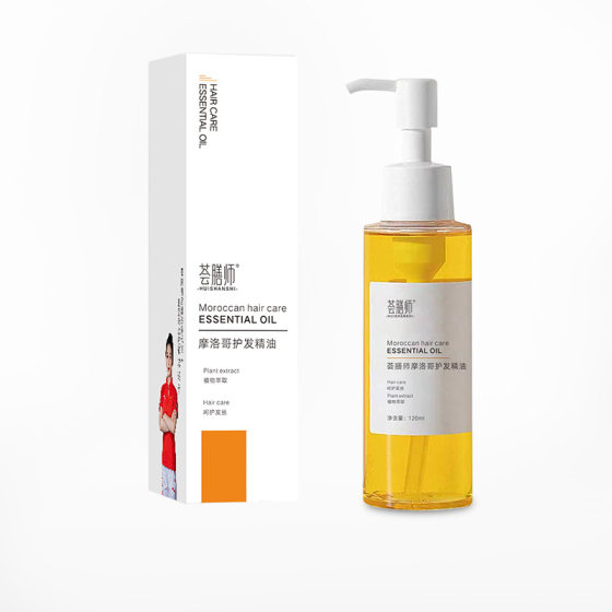 Moroccan Hair Care Essential Oil Improves Dryness and Frizz, Repairs Dyed and Permed Curly Hair, Damaged Hair Care, Hair Growth and Hair Softening