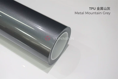 Auto Color Change Film, TPU car color change film - tpu-metallic-mountain-gray-15215m