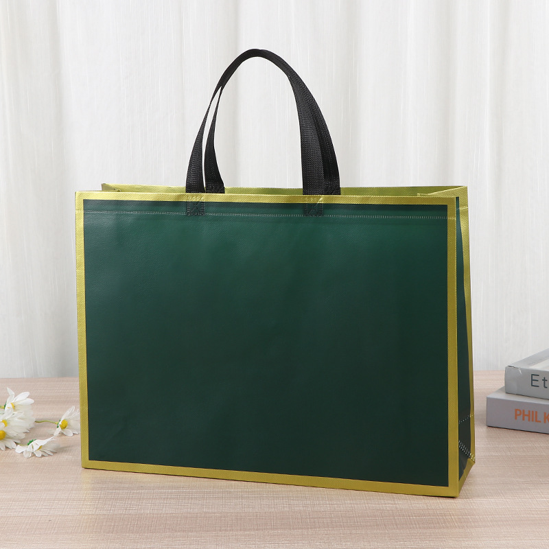 Bolsa de compras de ropa no tejida impresión creativa almacenamiento bolsas de tela no tejida al por mayor bolsas de mano de gran capacidad cubiertas por película tridimensional