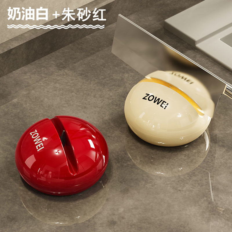 Cuchillo de afilado de piedra redondo de ventosas domésticas de cocina afilado de tijeras herramientas de artefactos nuevos profesionales rápidos