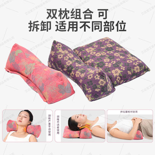 Buckwheat Pillow Pillow Core Cervical Spine Support Sleep Pillow Adult Sleeping Special Bone Headrest Candy Pillow Buckwheat Triangle Pillow