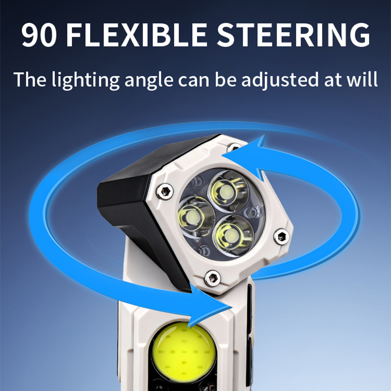Nuova luce multifunzionale da agganciare al cappello, ideale per viaggi transfrontalieri, con display digitale, ricarica USB e sensore, portatile e pieghevole a 90°._voghion.com