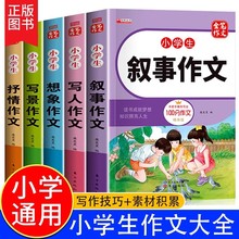 小学生作文书大全分类起步入门作文素材积累五感法写作满分作文书