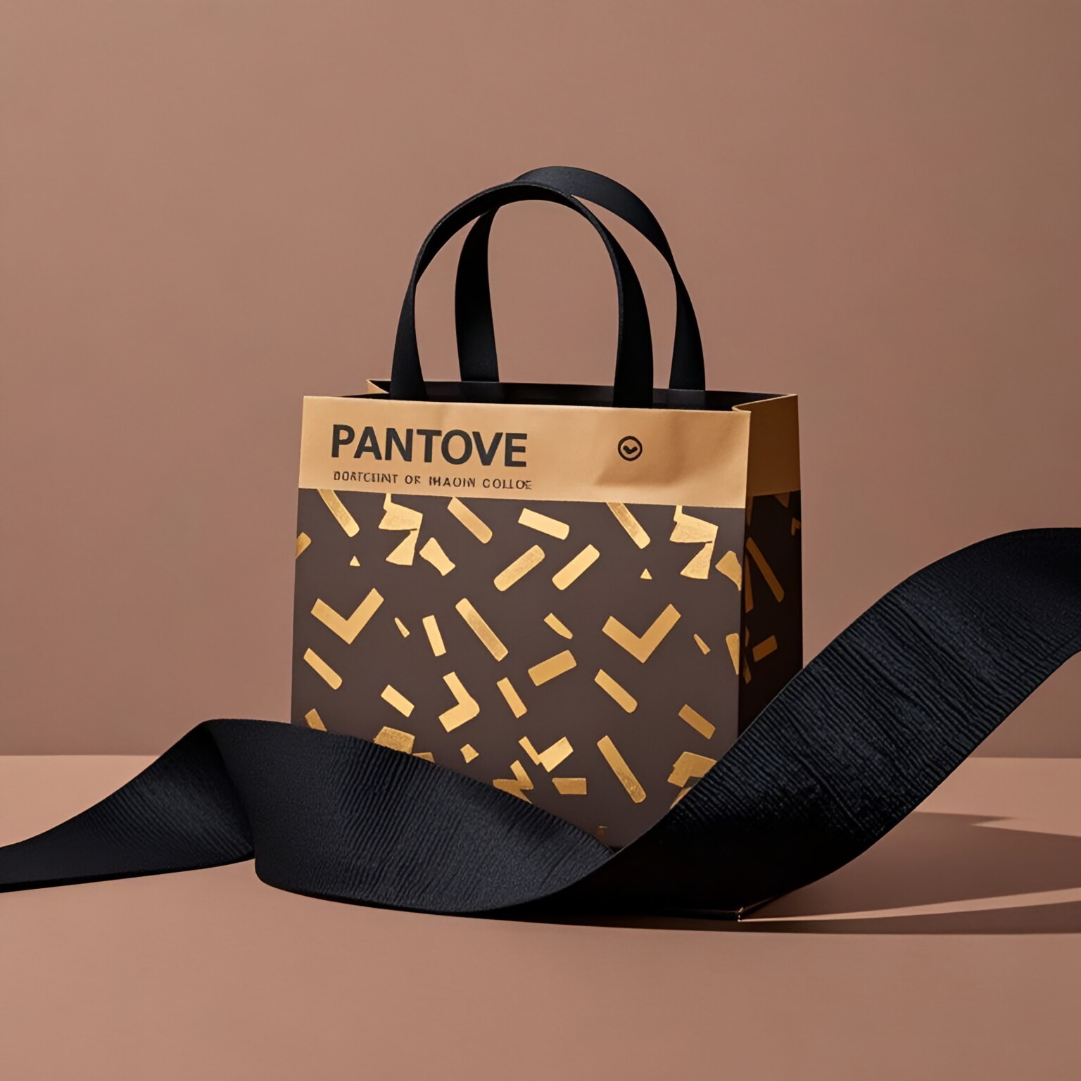 纸袋啶制手提袋礼品袋服装店礼品袋子轻奢高档迷你丝带保温杂粮