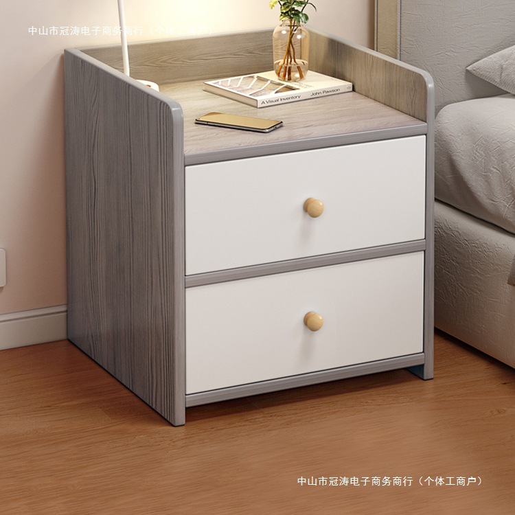 Bedside Table Simple Small Household Storage Cabinet Storage Cabinet Storage Rack Cabinet Bedroom Rental Room Bedside Cabinet