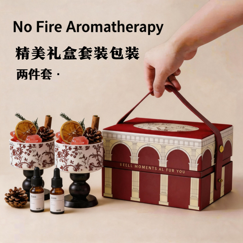 Two-Piece Set of Flameless Crystal Stone Aromatherapy Diffusers, a High-End Gift for Bridesmaids, Weddings, Engagements, and Birthday Decorations for Women Two-Piece Set of Flameless Crystal Stone Aromatherapy Diffusers, a High-End Gift for Bridesmaids, Weddings, Engagements, and Birthday Decorations for Women