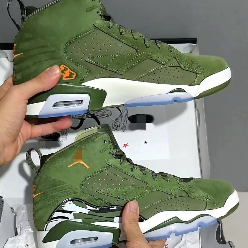 Putian High-End Version Jordan Aj6 Mid-Top Retro Casual Sneakers in Rouge Red and Mint Green Basketball Shoes Putian High-End Version Jordan Aj6 Mid-Top Retro Casual Sneakers in Rouge Red and Mint Green Basketball Shoes