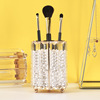 originality Cosmetic brush Northern Europe golden Glass vase Eyebrow pencil Beauty Geometry pen container multi-function storage box