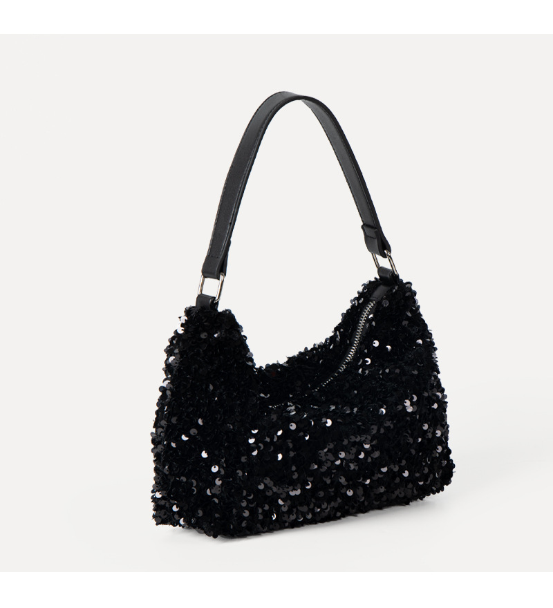 Naiste litritega õlakott, sädelev käekott kaenlaalune kott_voghion.com