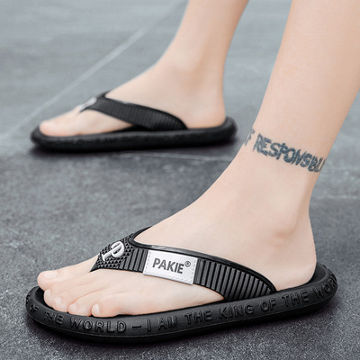 人字拖鞋男潮2021新款夏季外穿防滑软底耐磨夹脚时尚沙滩男士凉拖|ru