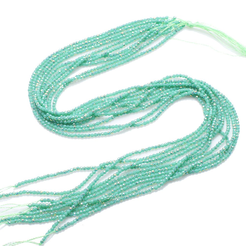 10g Weight Beads Jewelry Making Type 2MM Jewelry Making Size DIY Jewelry Accessories Classification 3 Pieces Per Pack Quantity Glass Material Solid Color Pattern Plating Design Elegant, Simple Style, Streetwear Style 3 Pieces Per Pack 2MM Glass Solid Color DIY Jewelry Accessories Beads 无