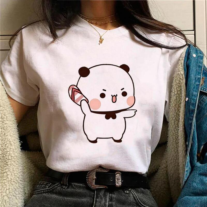 Cloth Doodle T-Shirt Female Cartoon Designer Anime Girl Graphic Funny Clothes