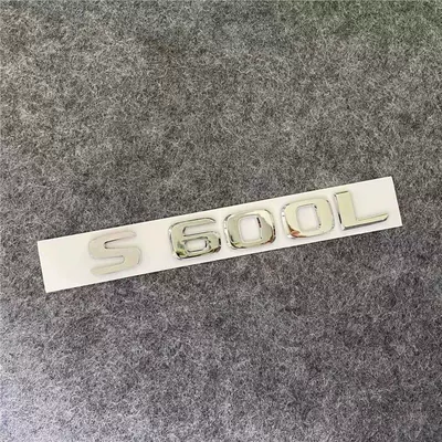4MATIC, side emblems, V12 lettering, Car logo - standard-s600l