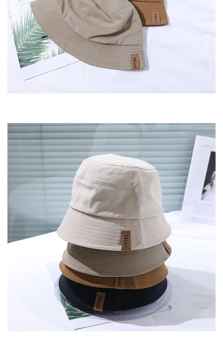 Sombrero de pescador de color sólido NSKJM104129