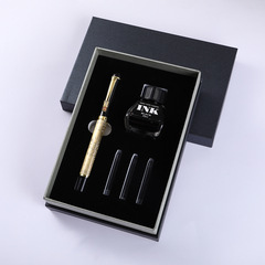 High-end Business Gift Pen Set with Ink Tank and Ink Bottle Dual-Use Promotional Gift Box, Wholesale Pens