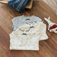 清仓！女童长袖t恤春秋新款儿童洋气公主套头上衣宝宝秋季打底衫