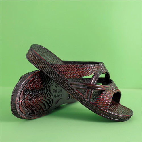 Guangdong oil slippers for middle-aged and elderly mothers, women's summer home indoor bathroom soft-soled anti-slip slippers for the elderly