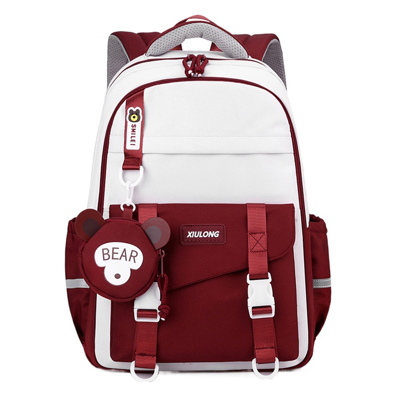 2024 nueva mochila femenina estudiante de secundaria estilo coreano gran capacidad estudiante de la escuela primaria Grado tres a seis mochila